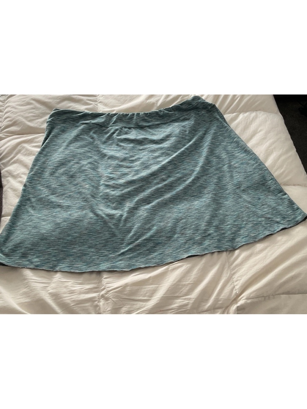 Soybu 3X Teal Heathered Circle Skirt Plus